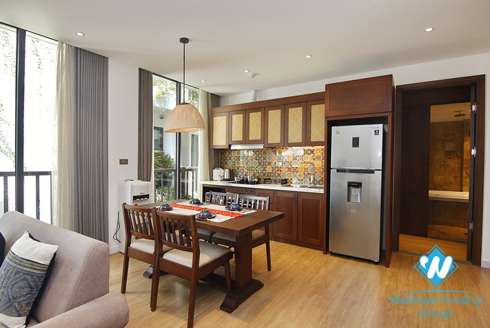 Serviced apartment for rent in Hoan Kiem District, absolutely quiet area